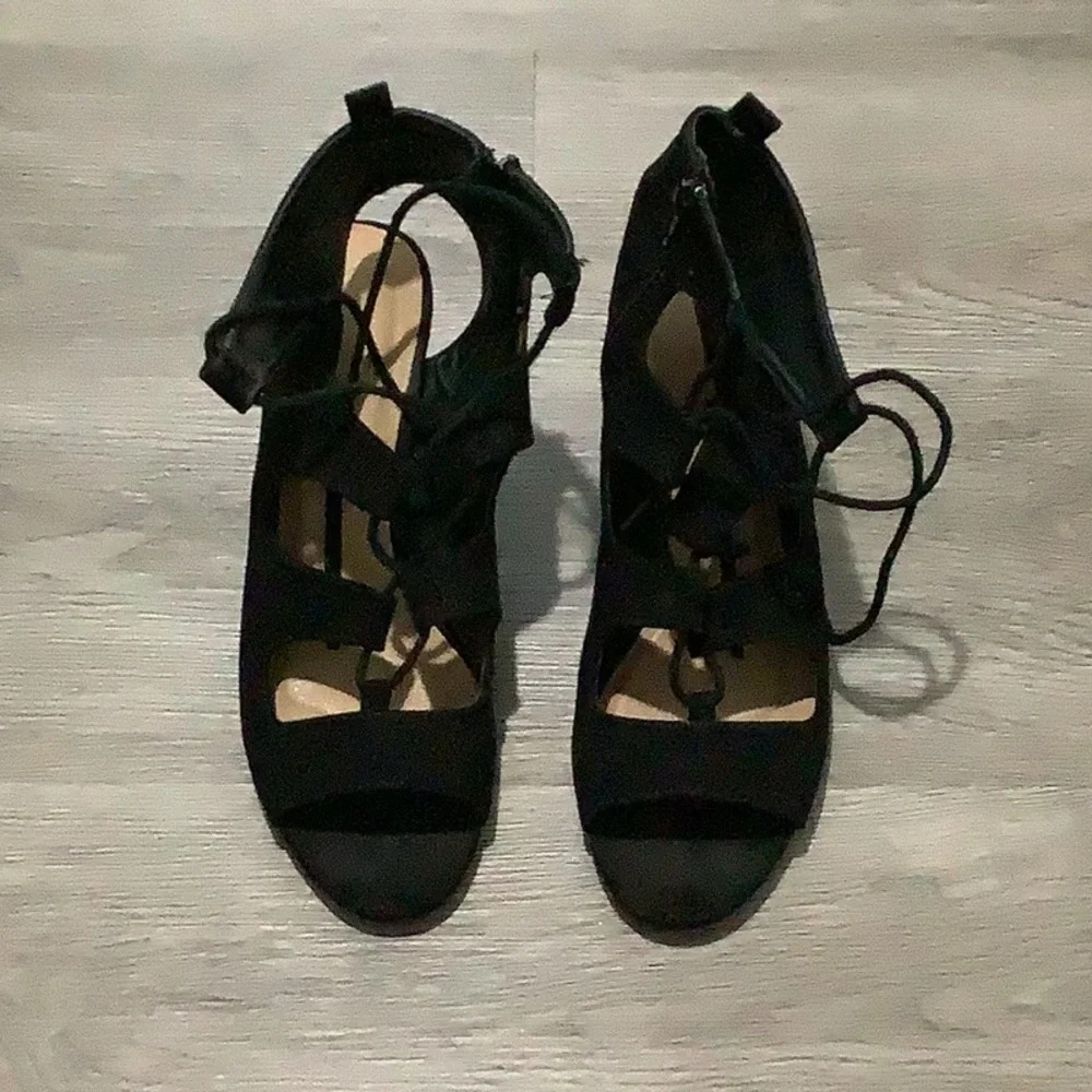 Black Lace Up Shoes